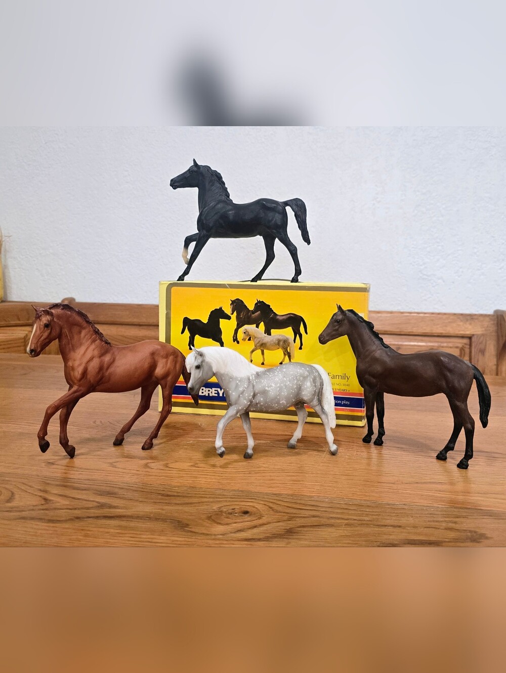Breyer Stamped Horses-Black Beauty & His Family #3040 Set of 3 w/ Original Box